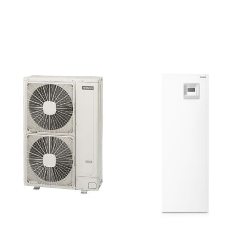 Тепловий насос HITACHI Yutaki S COMBI RWD-4.0NW1E-220S/RAS-4WHVNPE на 11 кВт (400В)