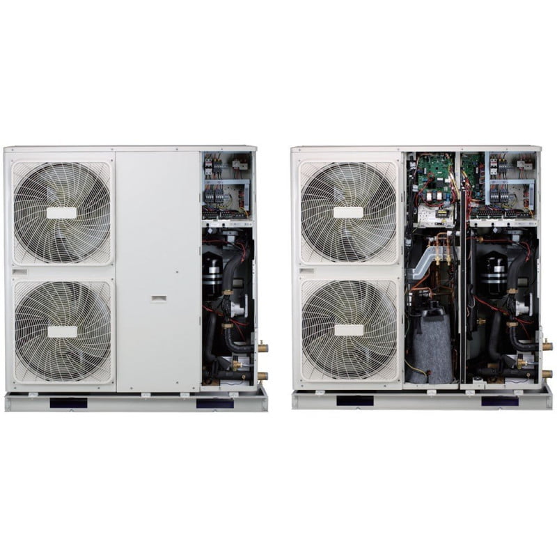 Тепловий насос моноблок Midea M-Thermal MHC-V16W/D2RN8 на 16.3 кВт Повітря-Вода, R32 фреон (380В)