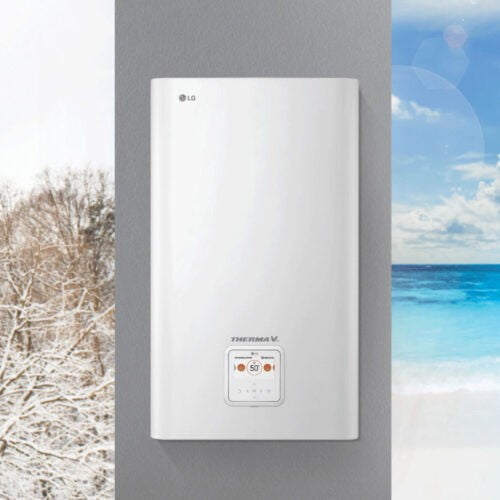 Инверторный тепловой насос LG Therma V Series IV – HU123MA.U33 / HN1639.NK3 Воздух-Вода на 12 кВт