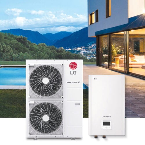 Инверторный тепловой насос LG Therma V Series IV – HU123MA.U33 / HN1639.NK3 Воздух-Вода на 12 кВт