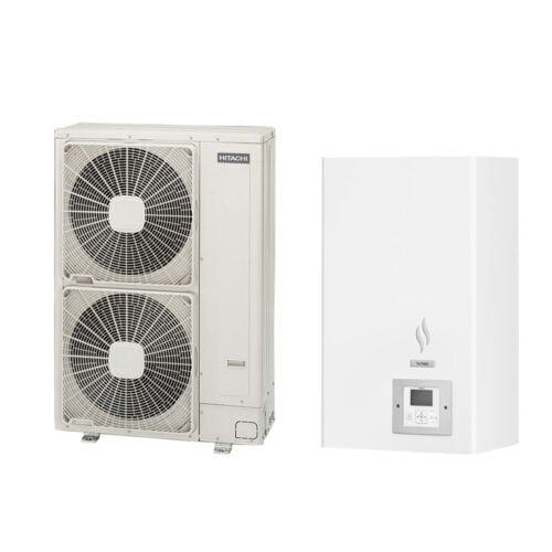 Тепловий насос HITACHI Yutaki S RWM-10.0N1E / RAS-10WHNPE на 24 кВт (400В)