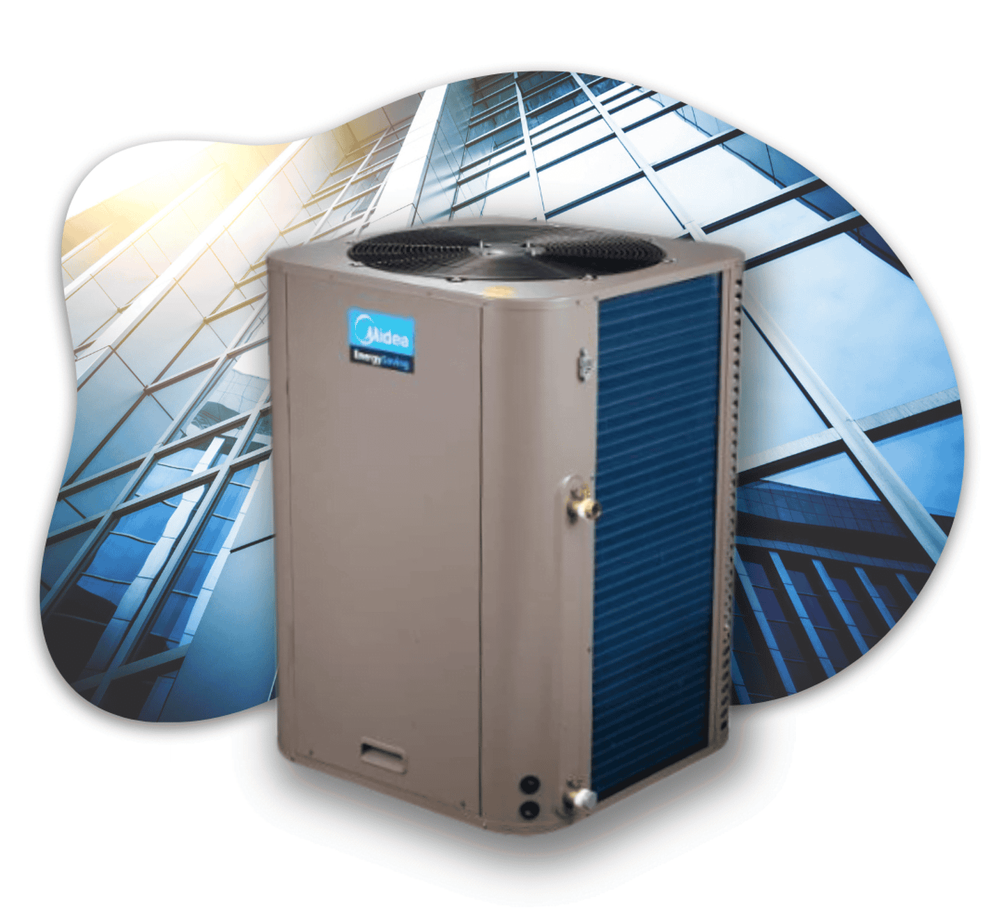 Тепловий насос Midea M-Thermal RSJ-200ZN1-540V1 на 20.4 кВт, моноблок повітря-вода