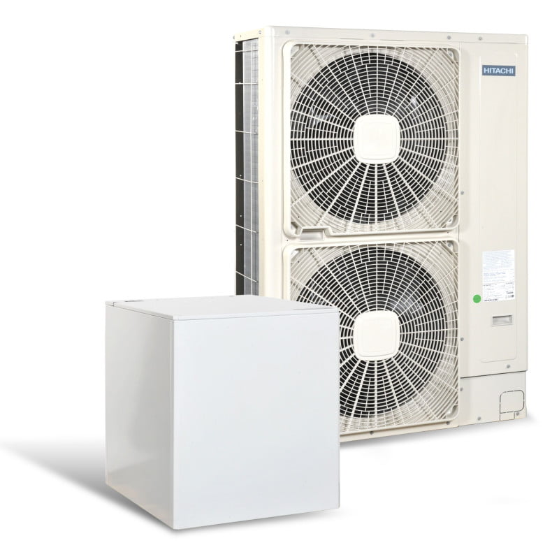 Тепловий насос Hitachi YUTAKI S 80 RWH-4.0VNFE/RAS-4WHVNPE на 11 кВт (400В)