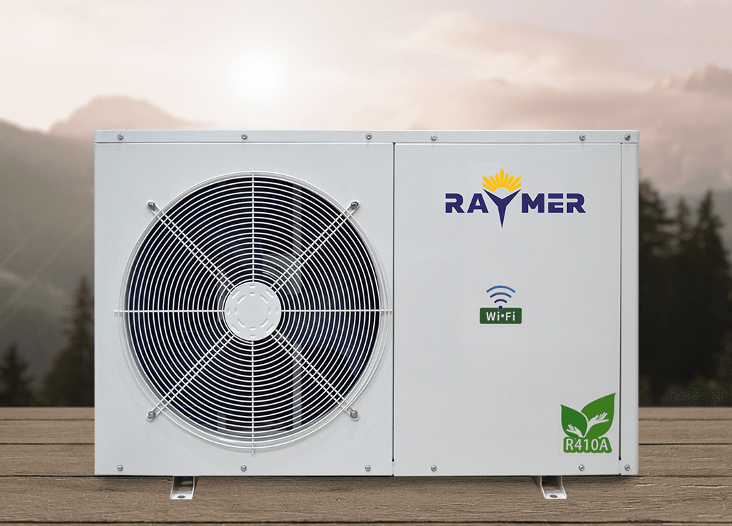 Тепловий насос повітря-вода Raymer RAY-10MN на 10 кВт, моноблочного типу On/Off, 220в