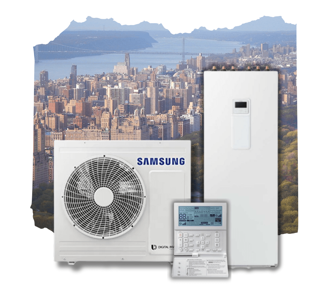 Тепловий насос Samsung ClimateHub TDM Plus з підлоговим гідромодулем AE066MXTPEH / AE200TNWTEH 7 кВт 220В