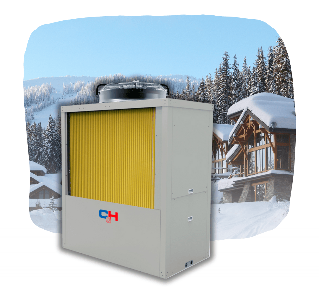 Тепловий насос Cooper&Hunter CH-HP42UMNM на 42 кВт, EVIPOWER до -30°C, 380В