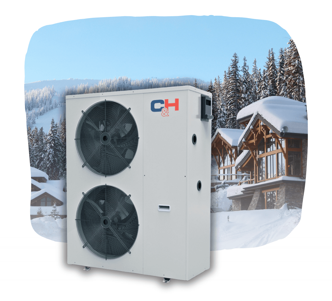 Тепловий насос Cooper&Hunter CH-HP24UMNM на 24 кВт, EVIPOWER до -30°C, 380В