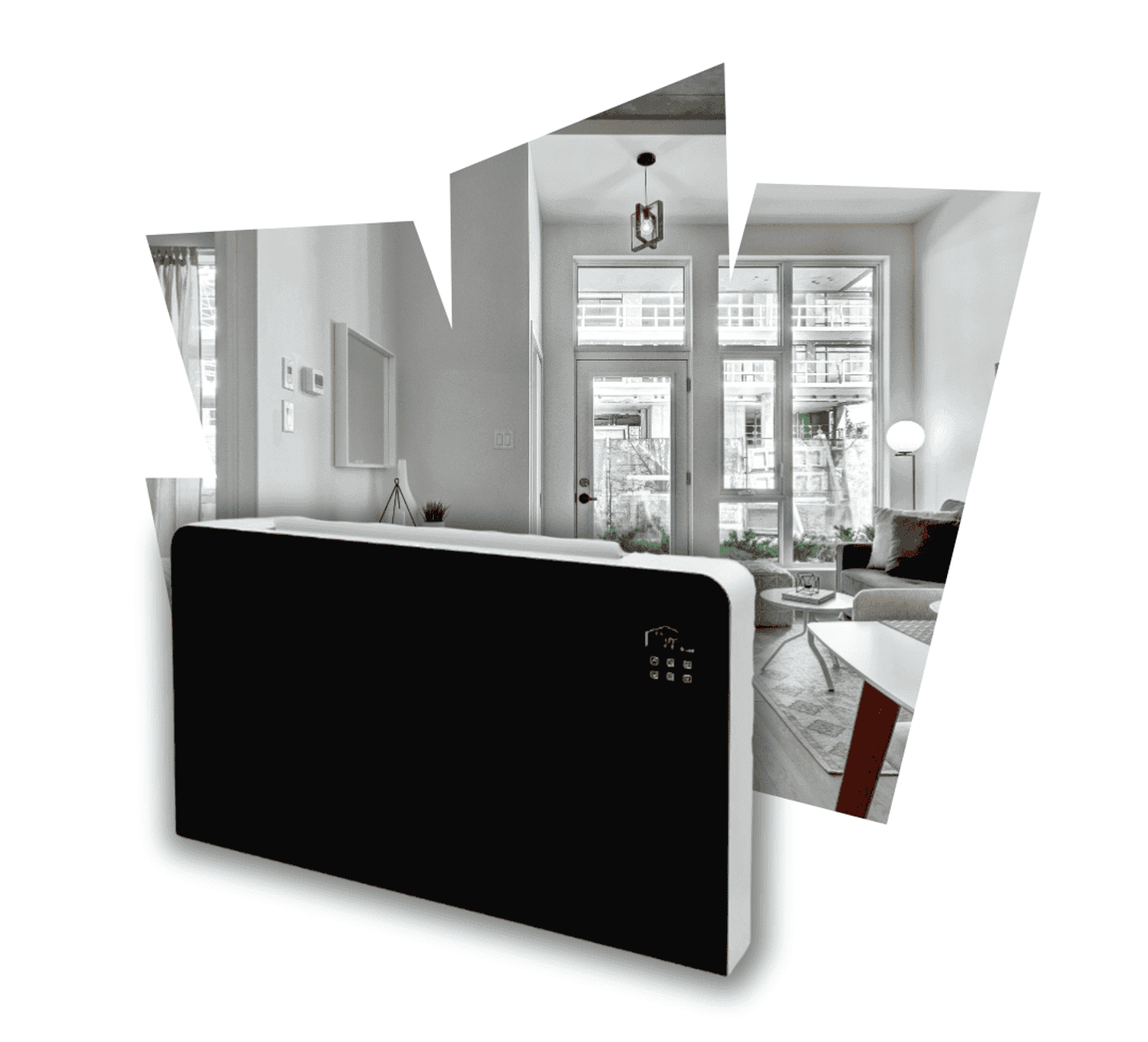 Напольный консольный фанкойл Cooper&Hunter CH-FK25SBK2 2,5 кВт до 25 м², черный
