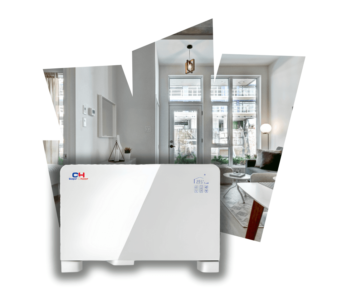 Підлоговий, консольний фанкойл Cooper&Hunter CH-FK34SWK2 3,5 кВт до 35 м², білий