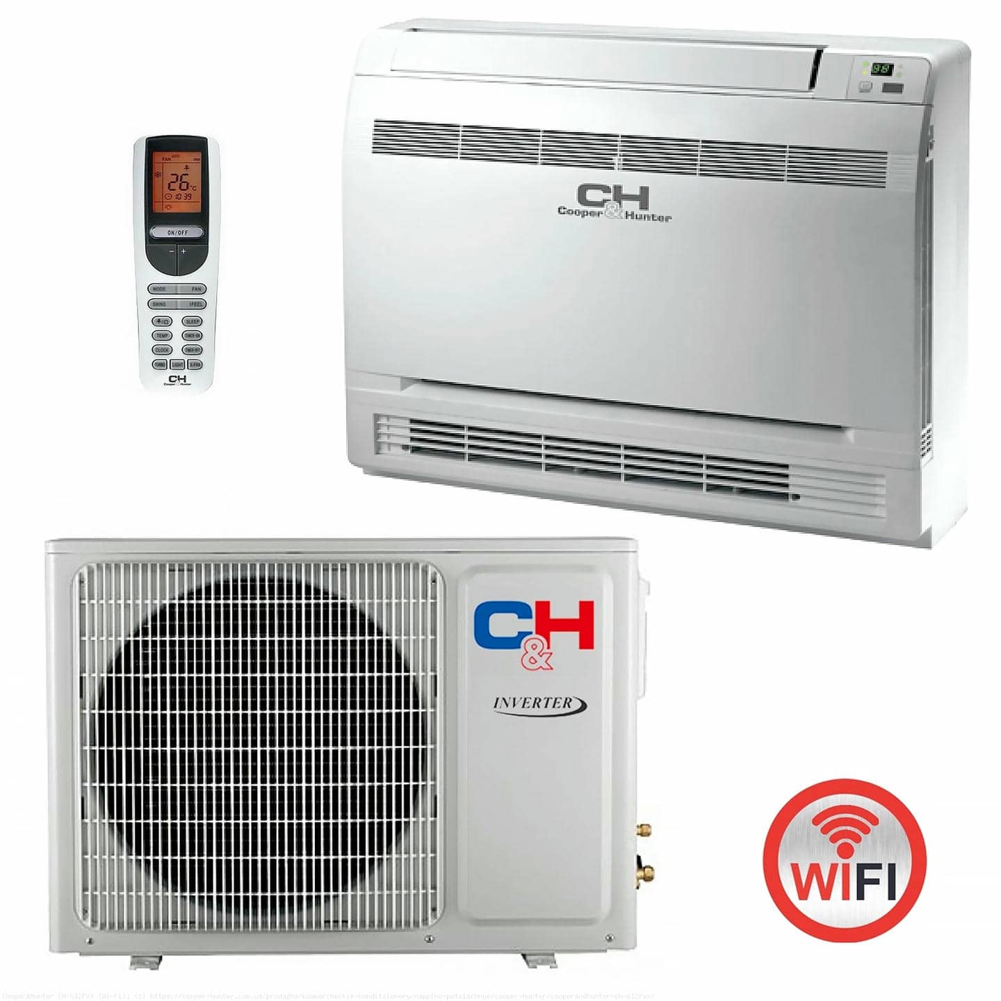 Кондиціонер консольного типа Cooper&Hunter Consol Inverter CH-S12FVX-NG