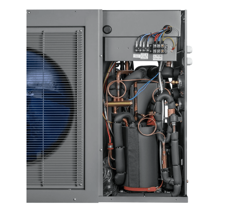Тепловой насос инверторный (моноблок) LogicPower LP INV-16 на 14 кВт, 220В, 140 кв. м
