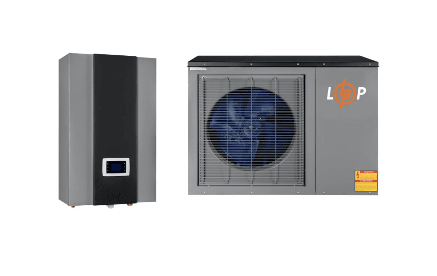 Інверторний тепловий насос (спліт-система) LogicPower LP SINV-15 на 15 кВт, 220В, 150 кв. м