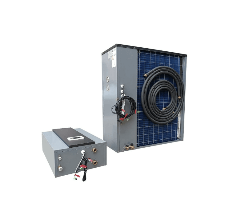 Інверторний тепловий насос (спліт-система) LogicPower LP SINV-18 на 18 кВт, 380В, 180 кв. м