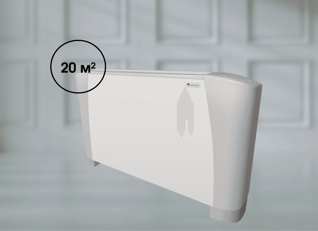 Універсальний фанкойл Mycond SEC/F 3.4 (2,83 кВт), 50 Па, площа до 20 м² (4-рядний)