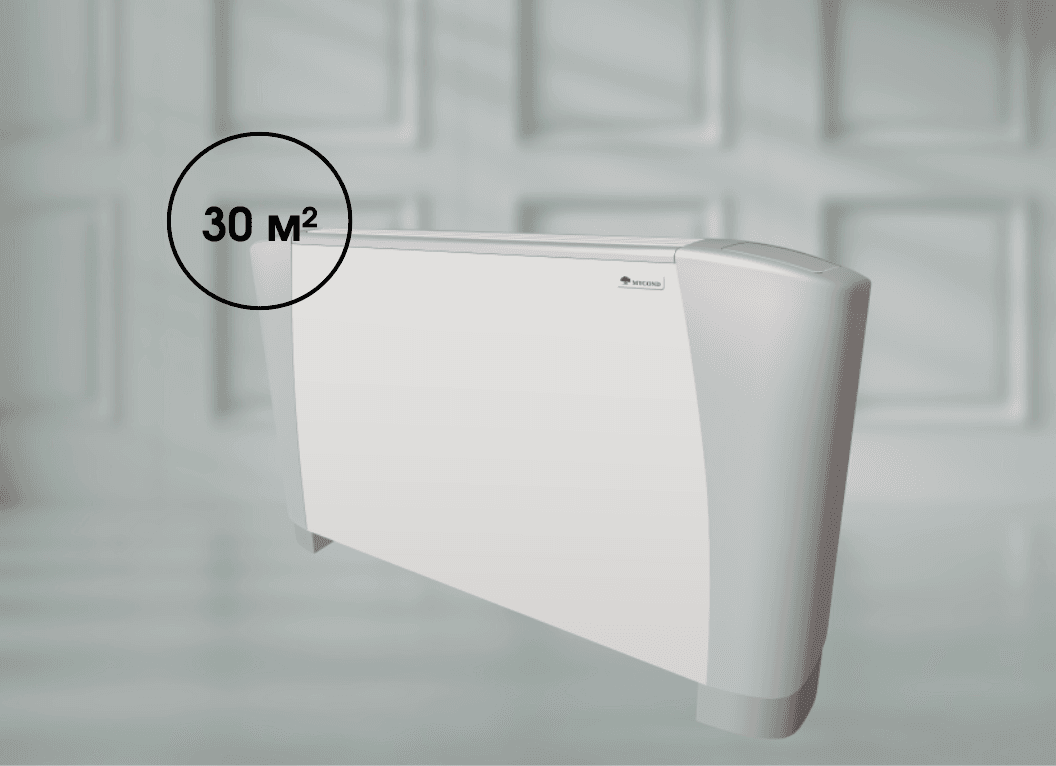 Універсальний фанкойл Mycond SEC/F 5.4 (4 кВт), 50 Па, площа до 30 м² (4-рядний)