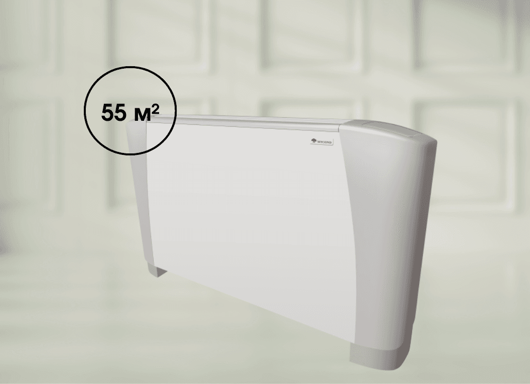 Універсальний фанкойл Mycond SEC/F 8.4 (6,34 кВт), 50 Па, площа до 55 м² (4-рядний)