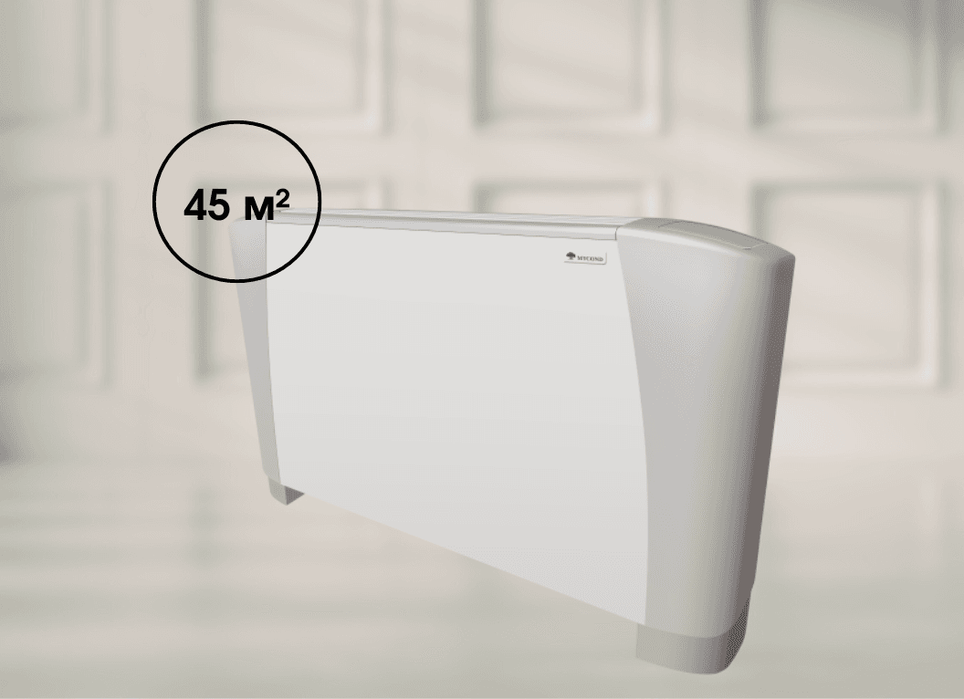 Універсальний фанкойл Mycond SEC/F 7.4 (5,48 кВт), 50 Па, площа до 45 м² (4-рядний)
