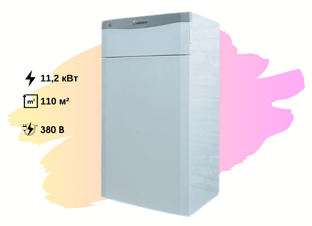 Тепловой насос геотермальный Vaillant flexoTHERM exclusive VWF 117/4 вода-вода (грунтовой) 11.2 кВт, 380V