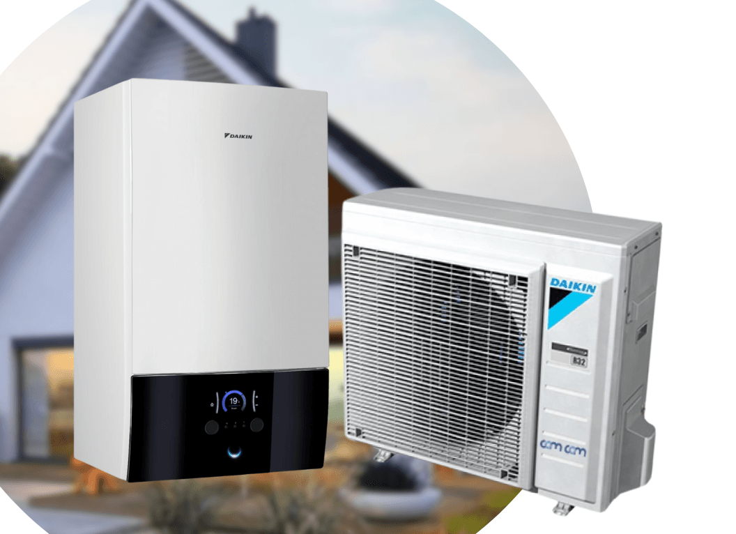 Тепловий насос Daikin Altherma 3 ERGA04EV/EHBH04E6V (тільки нагрів) на 4,3 кВт, 220 В, до 50 м²