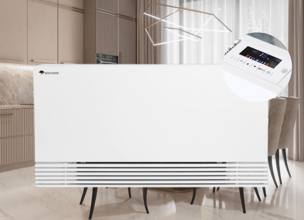 Підлоговий фанкойл Mycond Silent MCFS-150T2 1,5 кВт, площа обігріву 15 м²