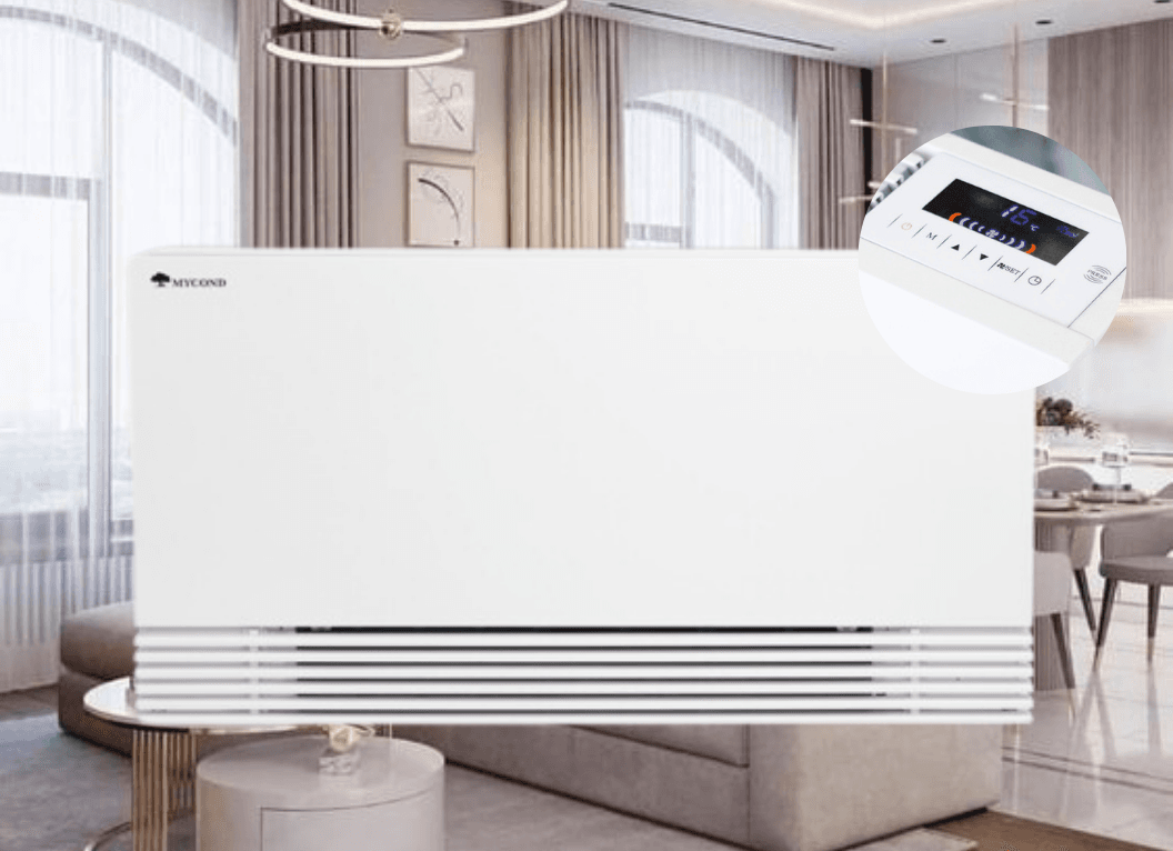 Підлоговий фанкойл Mycond Silent MCFS-220T2 2,2 кВт, площа обігріву 25 м²