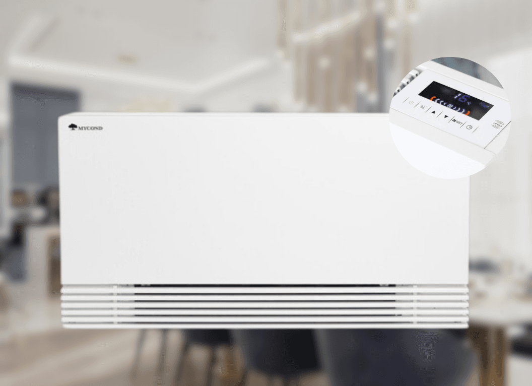 Підлоговий фанкойл Mycond Silent MCFS-300T2 3,1 кВт, площа обігріву 30 м²