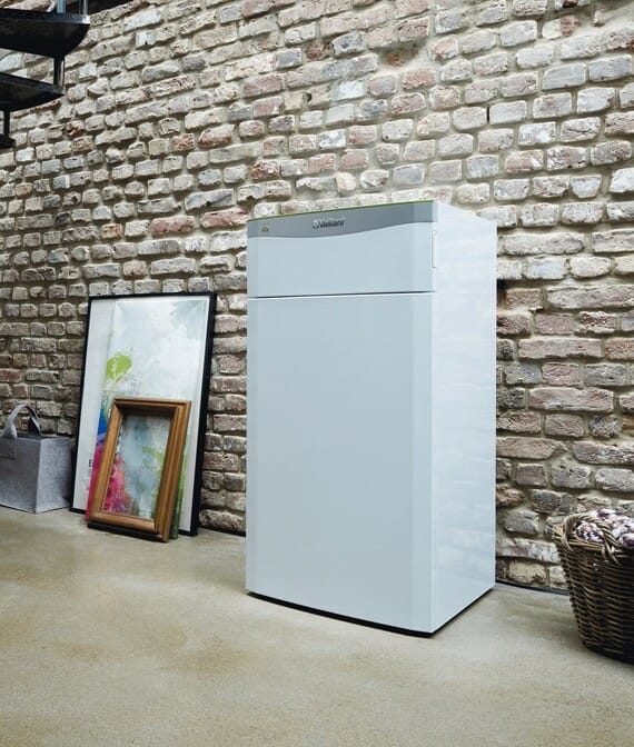 Тепловой насос геотермальный Vaillant flexoTHERM exclusive VWF 117/4 вода-вода (грунтовой) 11.2 кВт, 380V