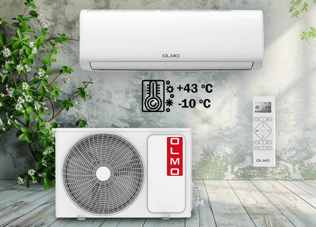 Кондиціонер OLMO OSH-08LDH3 Inventa Deluxе 2,4 кВт, 220 В, до 20 кв.м.