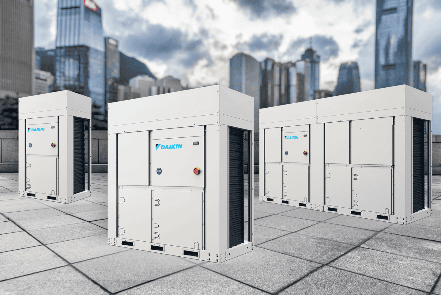 Чиллер Daikin BLUEVOLUTION з тепловим насосом EWYT032CZI-A1/EWYT032CZO-A1, спліт-система 32,1/32,7кВт