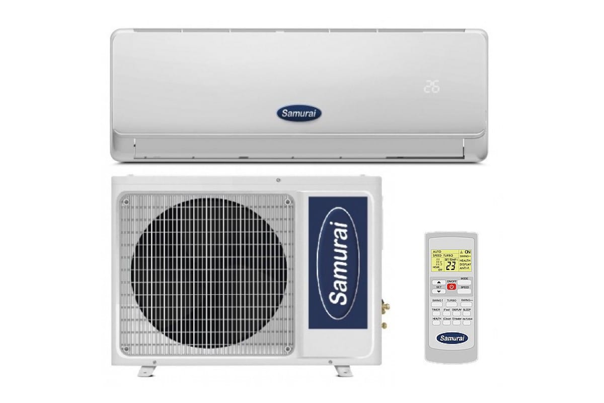 Кондиціонер Samurai FZ-В DC SMA-07HRDN1B 3,3 кВт, 220 В, до 20 кв.м., інверторний -15°С/+42°С