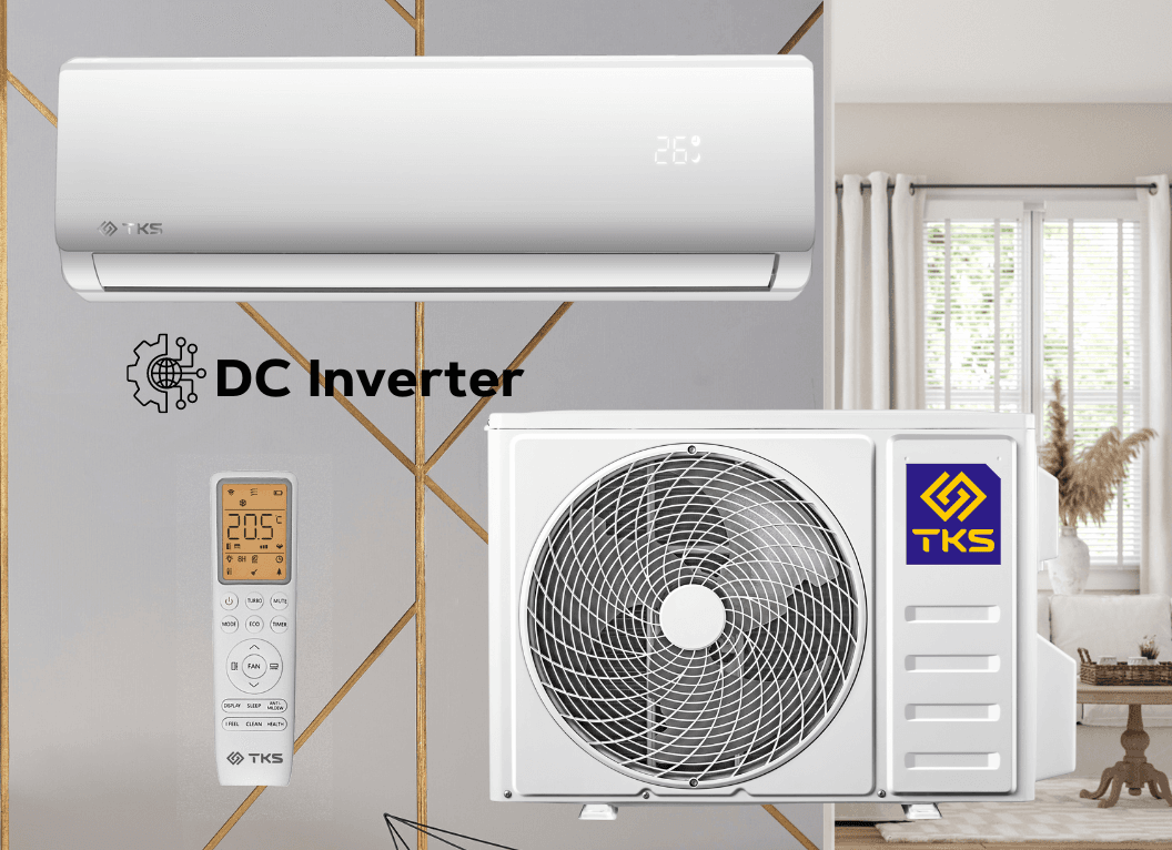 Кондиціонер TKS Adele inverter TKS-08AD2W 2.2 кВт до 20 кв.м, фреон R32