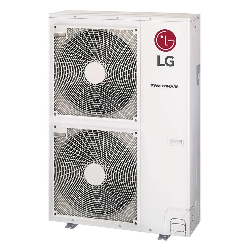 Інверторний тепловий насос LG Therma V Hydrosplit (HU121MRB.U30RU/HN1600MC.NK1RU) на 12 кВт, до 120 кв. м, (робота при -25°C), 220 В