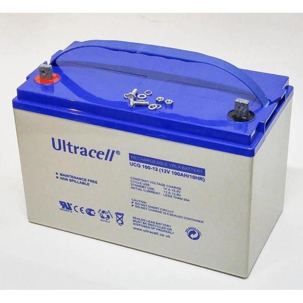 Акумулятор ULTRACELL UCG100-12 GEL 12V 100 Ah, гелева батарея для ДБЖ, для побутової техніки