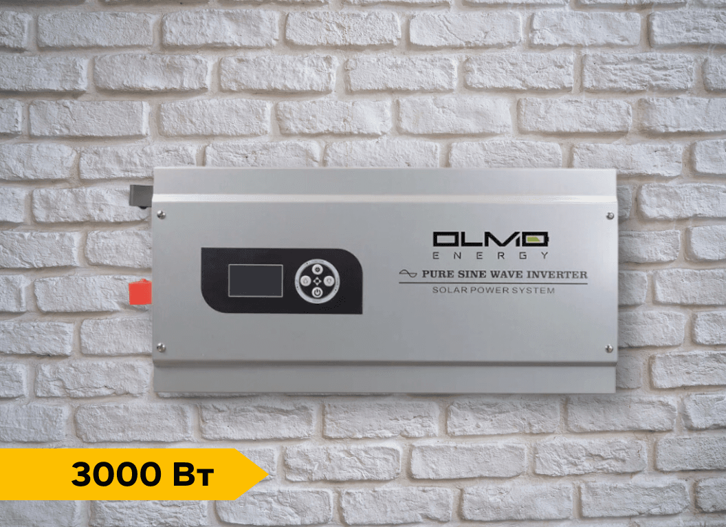 Джерело безперебійного живлення OLMO Energy POWER 3000-24W (OEP9000VAW), настінне, потужність 3000 Вт