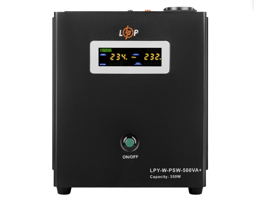 Источник бесперебойного питания (ИБП) Logic Power с правильной синусоидой 12V LPY-W-PSW-500VA+(350Вт)5A/10A