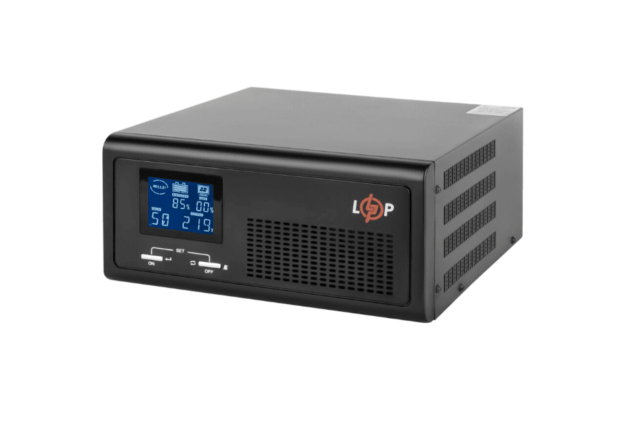 Джерело безперебійного живлення LogicPower (ДБЖ) з правильною синусоїдою 12V LPE-B-PSW-430VA+(300Вт) 1-15A