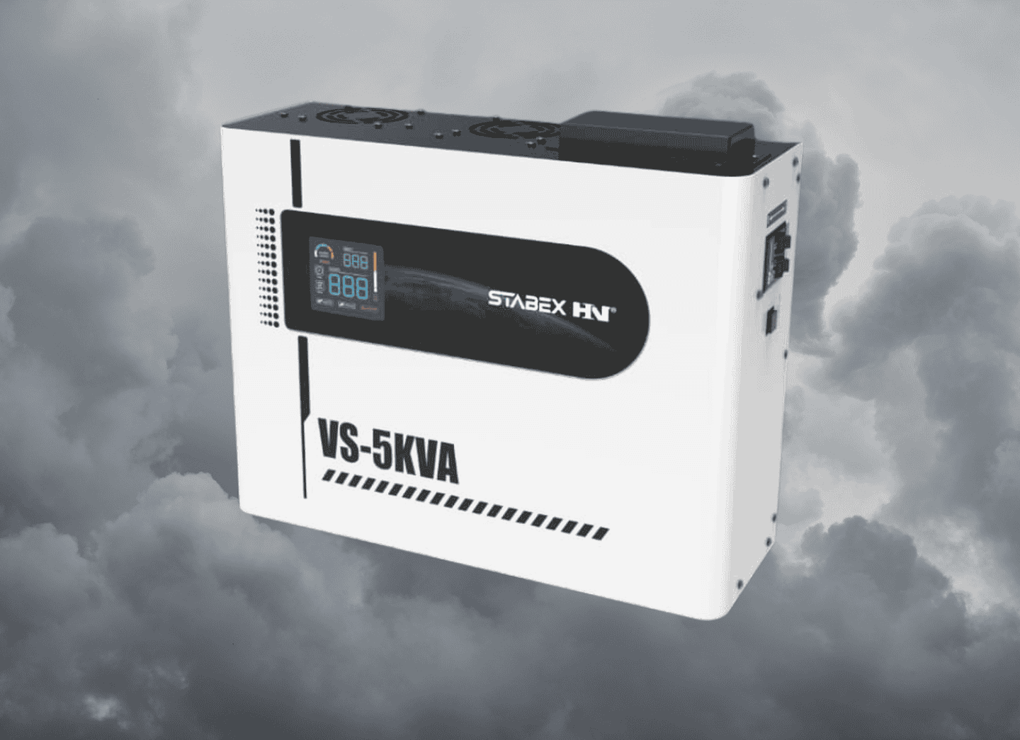 Стабілізатор напруги Stabex VS-5KVA, потужність 5500 Вт, симісторний, 16 ключів, підходить для сонячних інверторів