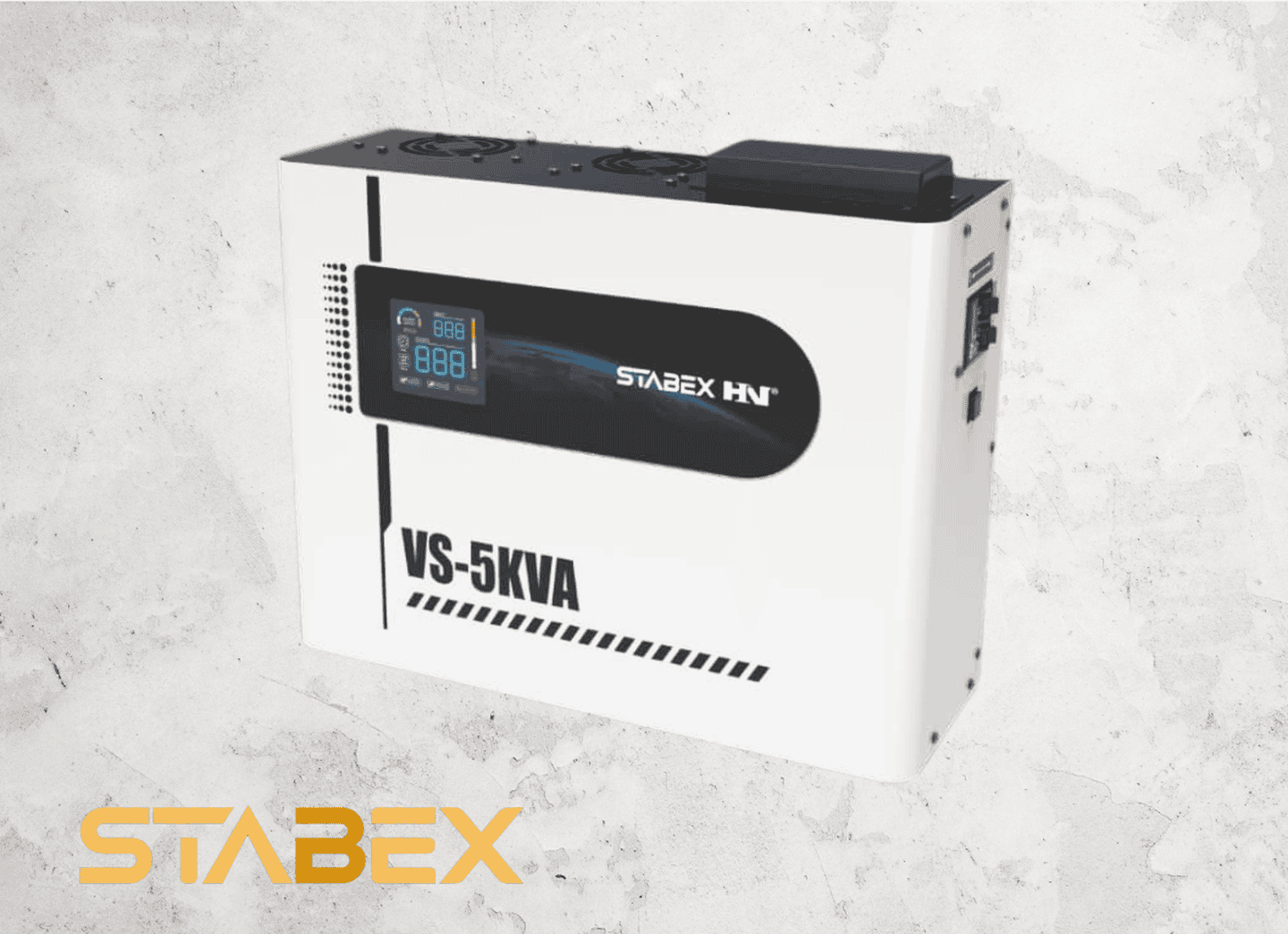 Стабілізатор напруги Stabex VS-5KVA, потужність 5500 Вт, симісторний, 16 ключів, підходить для сонячних інверторів