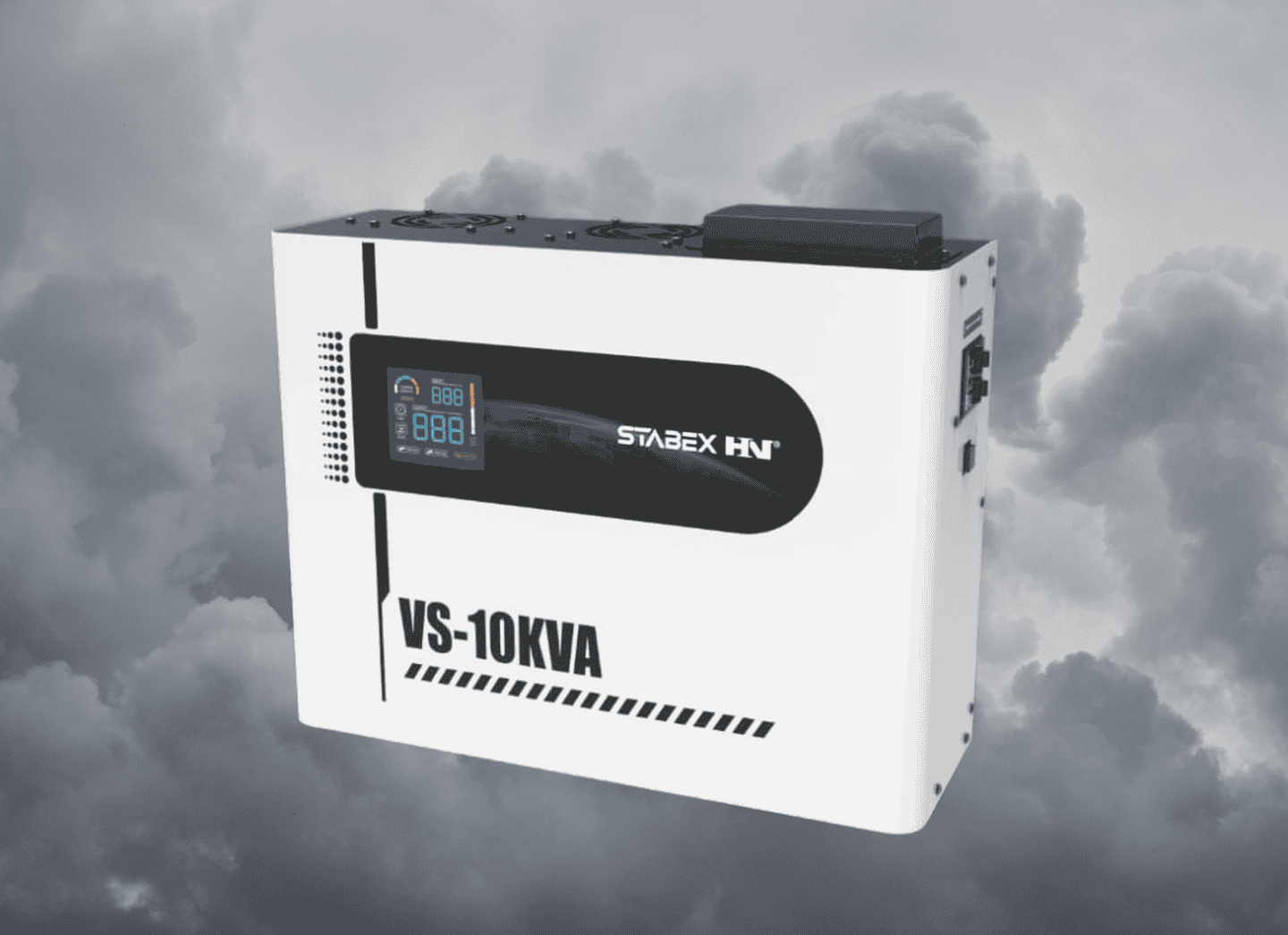 Стабілізатор напруги Stabex VS-10KVA, потужність 10 кВт, симісторний, 16 ключів, підходить для сонячних інверторів