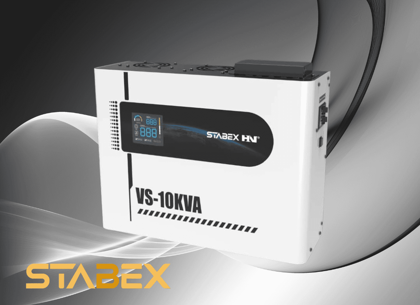 Стабілізатор напруги Stabex VS-10KVA, потужність 10 кВт, симісторний, 16 ключів, підходить для сонячних інверторів