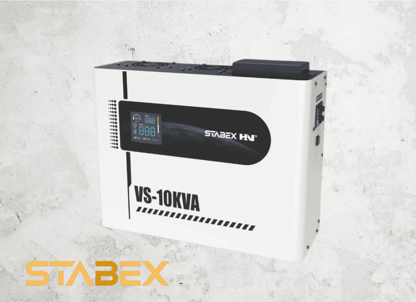 Стабілізатор напруги Stabex VS-10KVA, потужність 10 кВт, симісторний, 16 ключів, підходить для сонячних інверторів