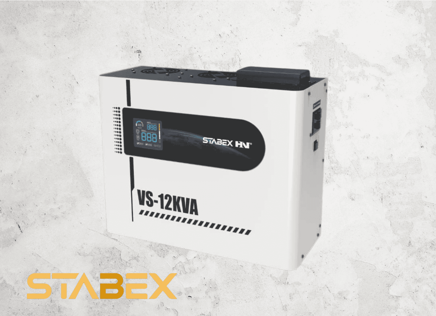 Стабілізатор напруги Stabex VS-12KVA, потужність 12 кВт, симісторний, 16 ключів, підходить для сонячних інверторів