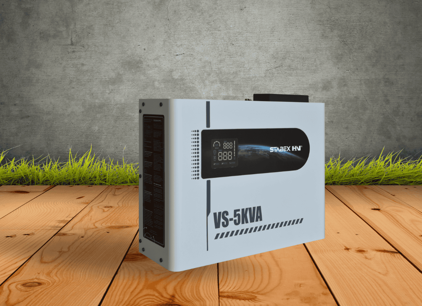 Стабілізатор напруги Stabex VS-5KVA, потужність 5500 Вт, симісторний, 16 ключів, підходить для сонячних інверторів