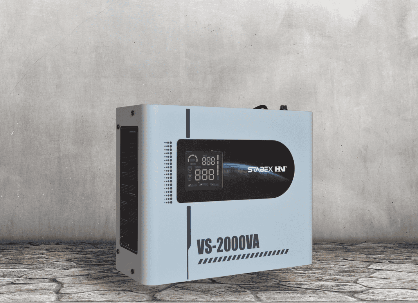 Стабілізатор напруги Stabex VS-2000VA, 2200 Вт, симісторний, 16 ключів, підходить для сонячних інверторів