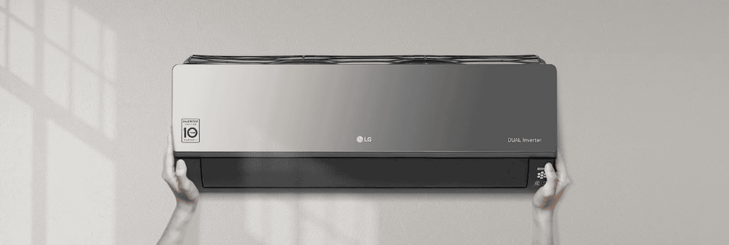 Кондиционер LG AC12BQ серии ArtCool Mirror 3,5 кВт, инвертор, 35 кв. м, до -10°C