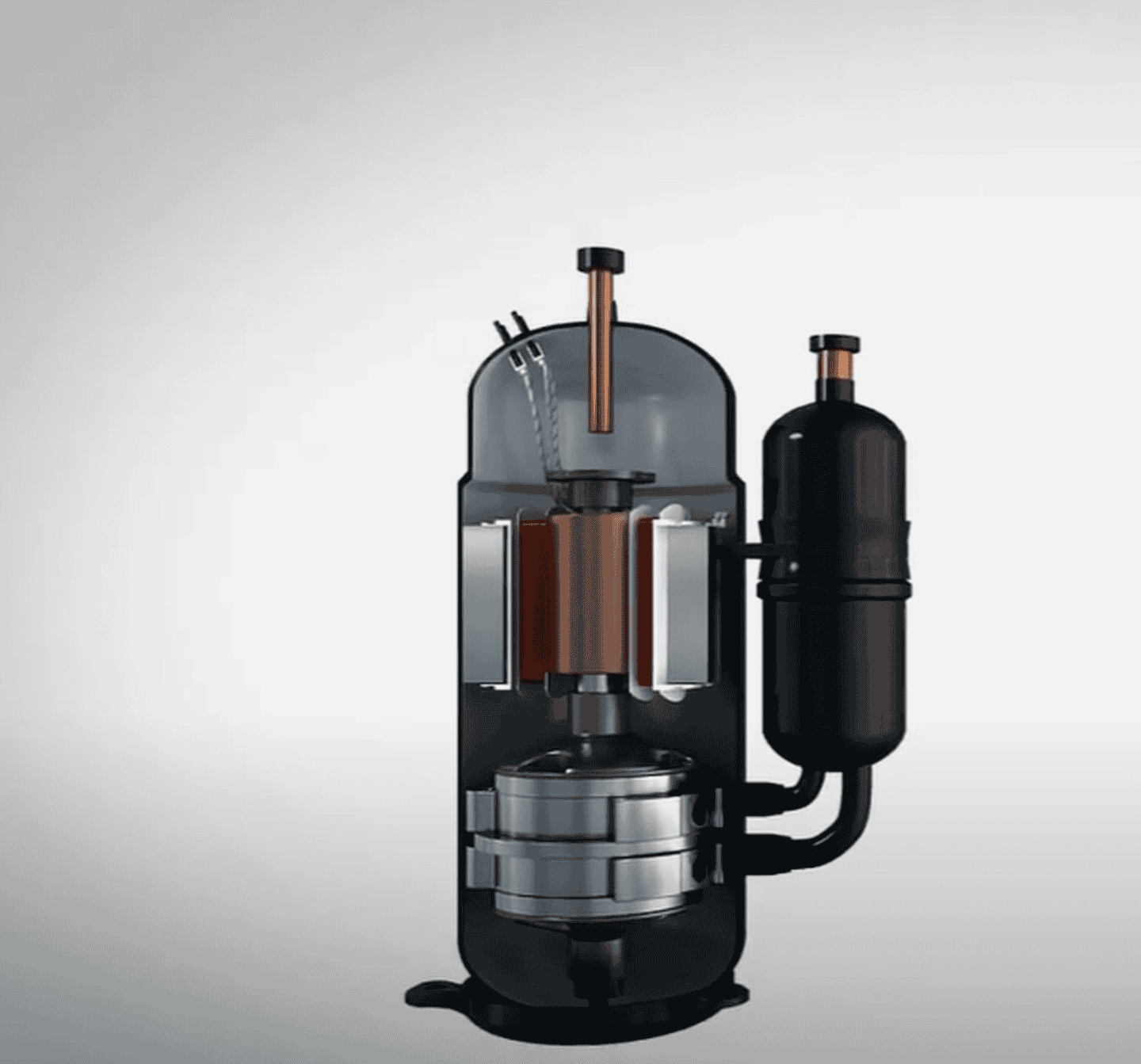 Инверторный тепловой насос Sensei моноблок HPGM-8BP на 8 кВт, до 80 кв. м, (работа при -25°C), 220 В