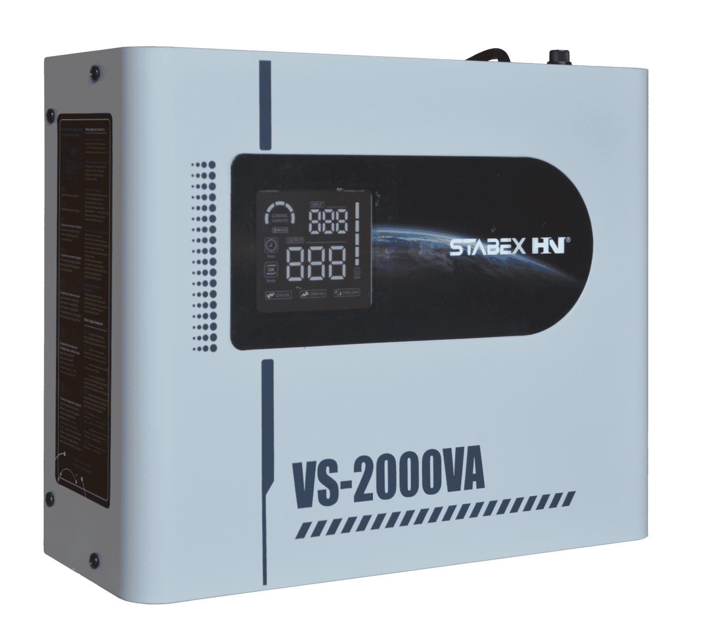 Стабілізатор напруги Stabex VS-2000VA, 2200 Вт, симісторний, 16 ключів, підходить для сонячних інверторів