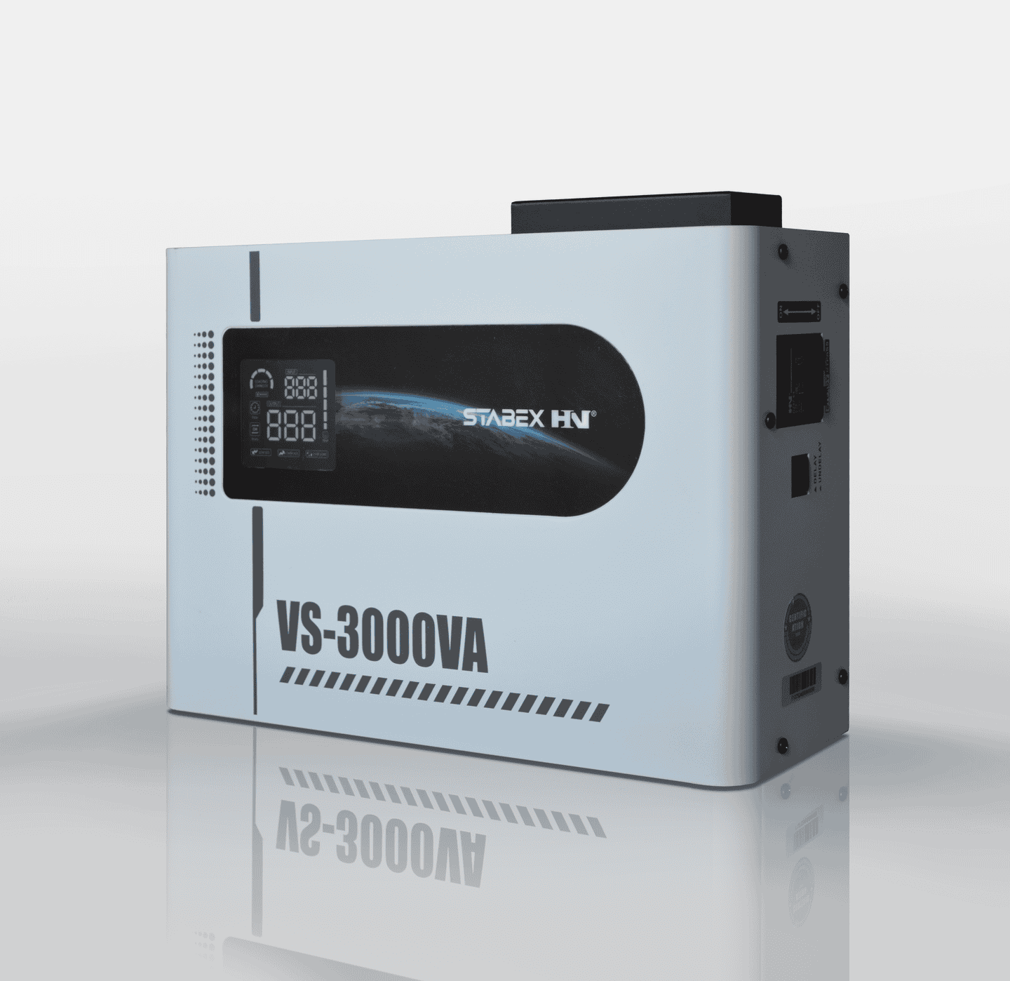 Стабілізатор напруги Stabex VS-3000VA, потужність 3500 Вт, симісторний, 16 ключів, підходить для сонячних інверторів