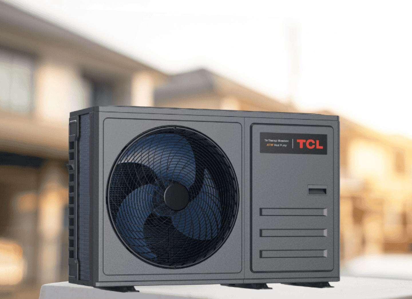 Тепловий насос TCL Tri-thermal HB083SDO на 8 кВт, інвертор до -25°C, моноблок до 100 кв.м.