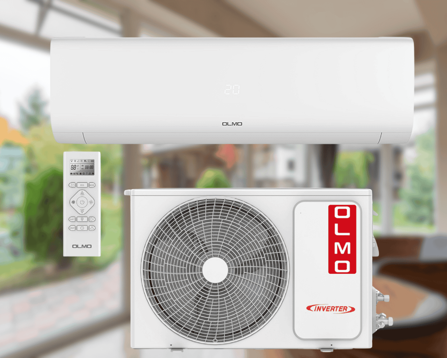 Кондиціонер Olmo OSH-07FRH3 серії EDGE Deluxe 2,1 кВт, інверторний до -15°C